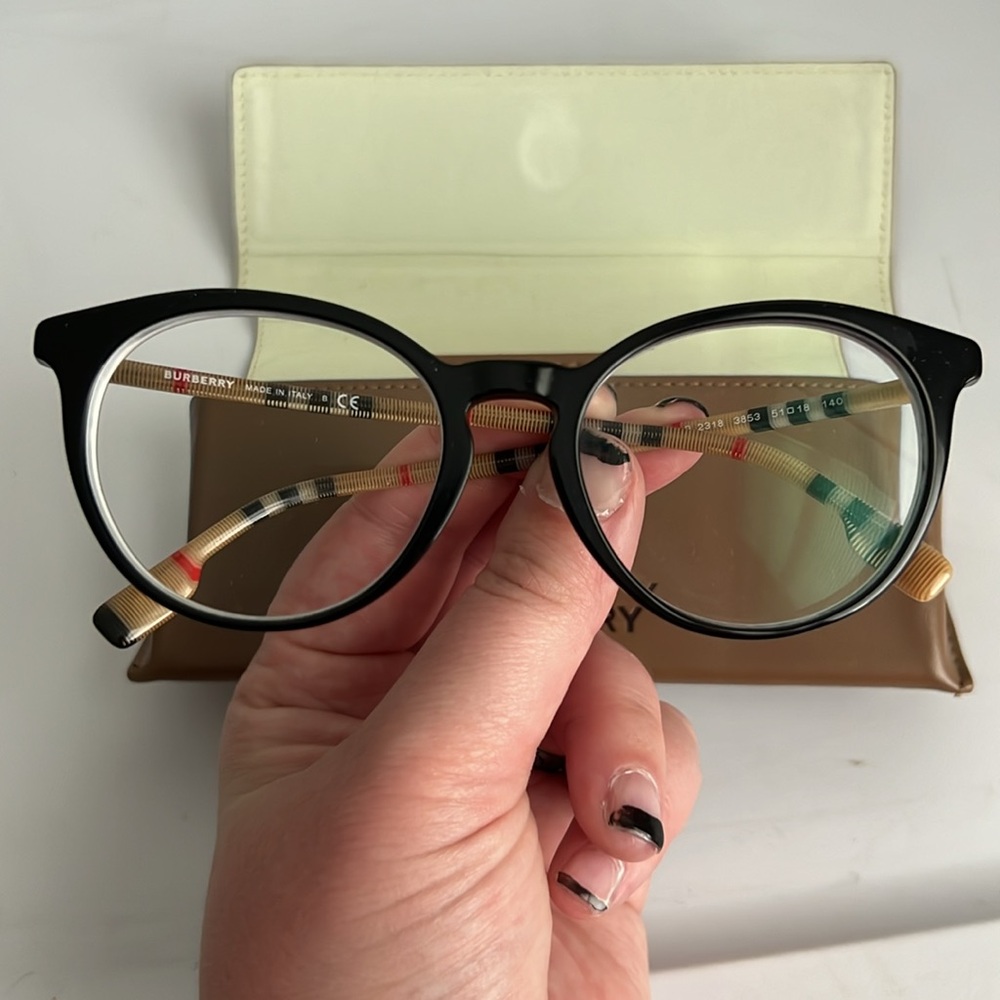 Burberry BE2318 Chalcot Glasses with Original Case and Dustcloth - BLACK - Picture 7 of 7